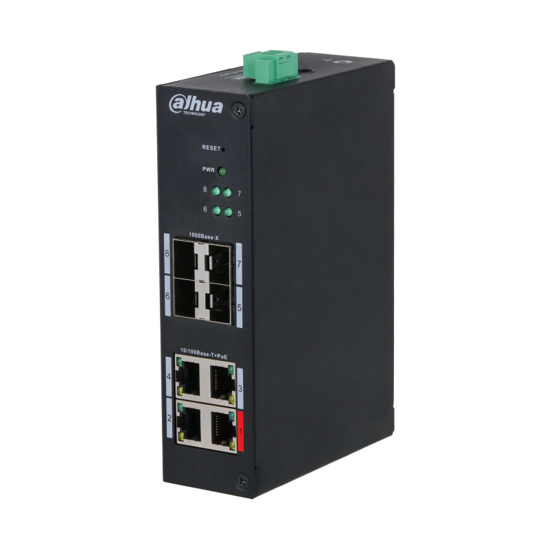 8-портов Layer 2 POE суич Dahua HS4408-4ET-96
